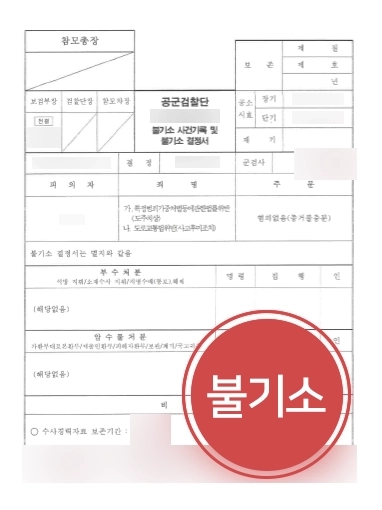 [강남교통사고변호사 성공사례] 군검찰 조사 앞둔 직업군인, 불기소 마무리