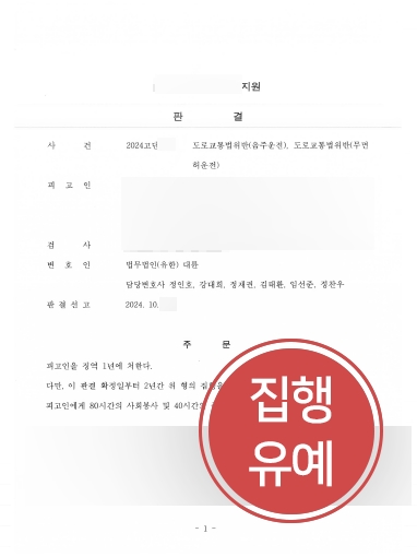 목포음주운전변호사 조력 사례 | 목포음주운전변호사, 음주운전 등 혐의 집행유예 방어