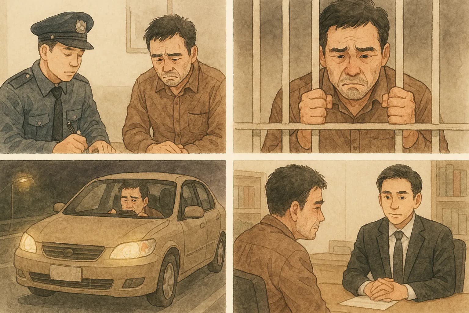 도로교통법위반 혐의 경찰 조사 재범