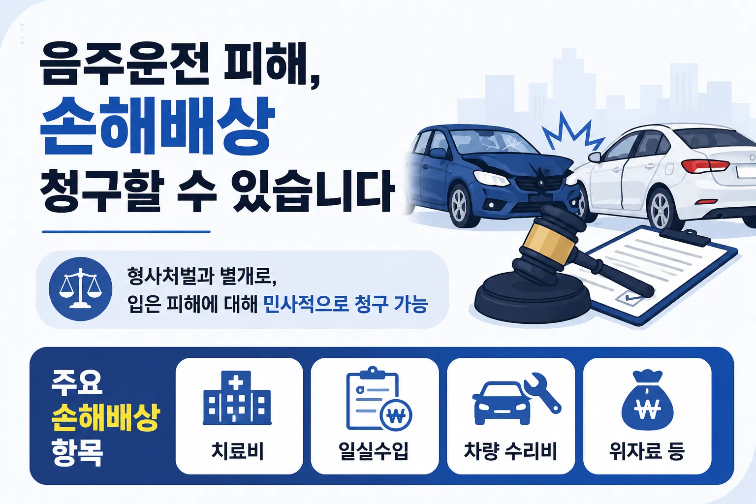 음주운전피해자 관점에서 보는 손해배상청구법