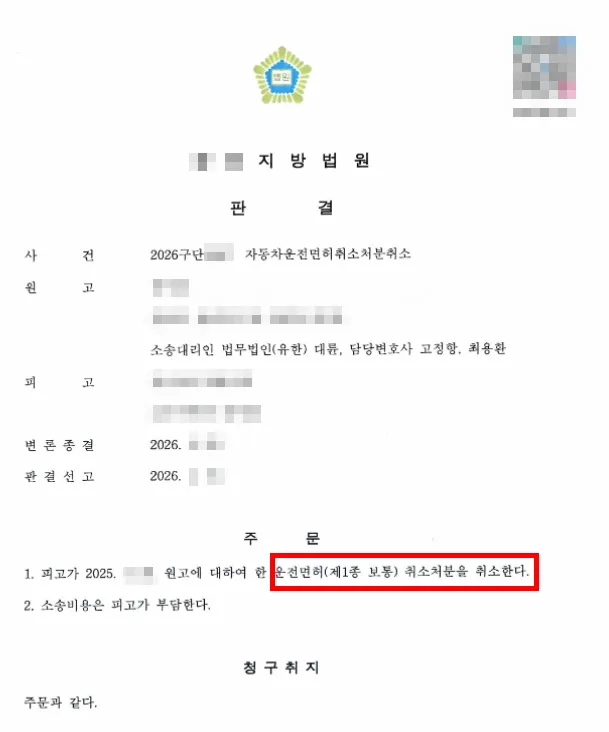 음주운전행정소송이란? 행정심판 기각 후 마지막 구제 기회