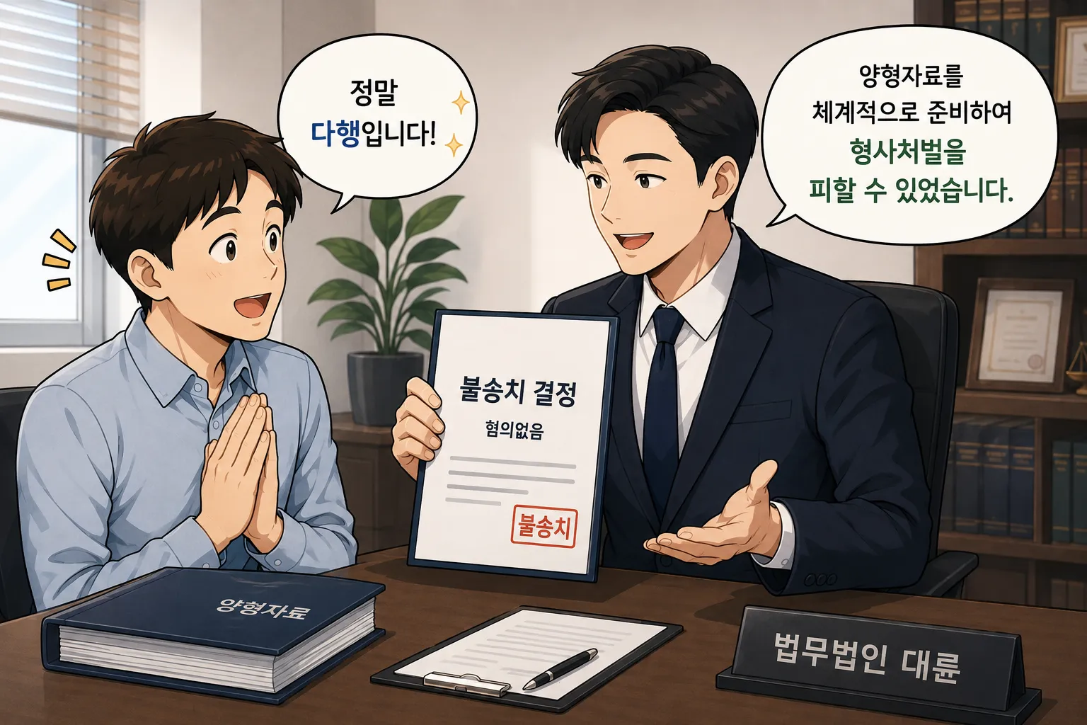 음주운전실형 피하고 불송치 결정 받아낸 음주운전변호사 사례