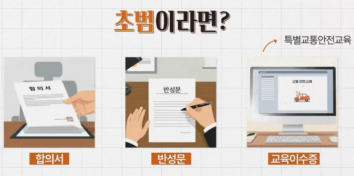 무면허초범이라면 준비해야 할 요소 확인
