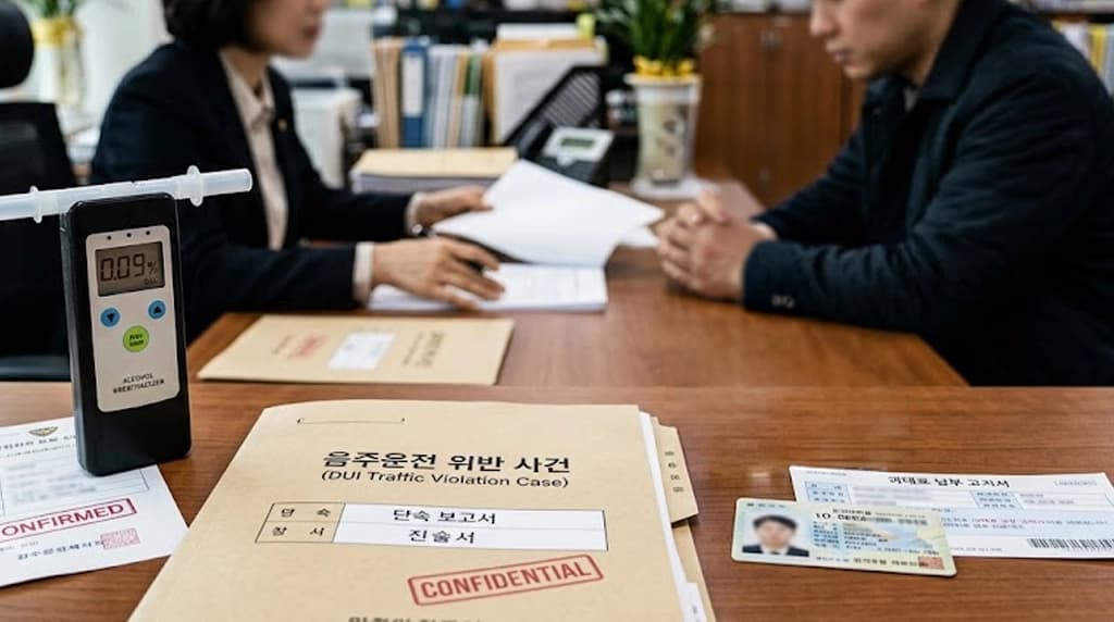 음주운전상담 과정과 변호사의 조력 범위를 정리한 인포그래픽입니다.