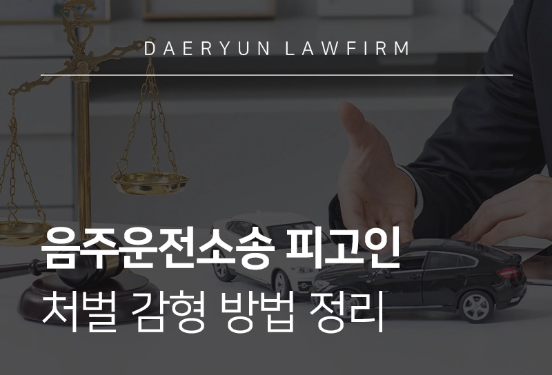 음주운전소송 피고인이 되었다면? 형사처벌 수위와 피고인 입장 대응 방안
